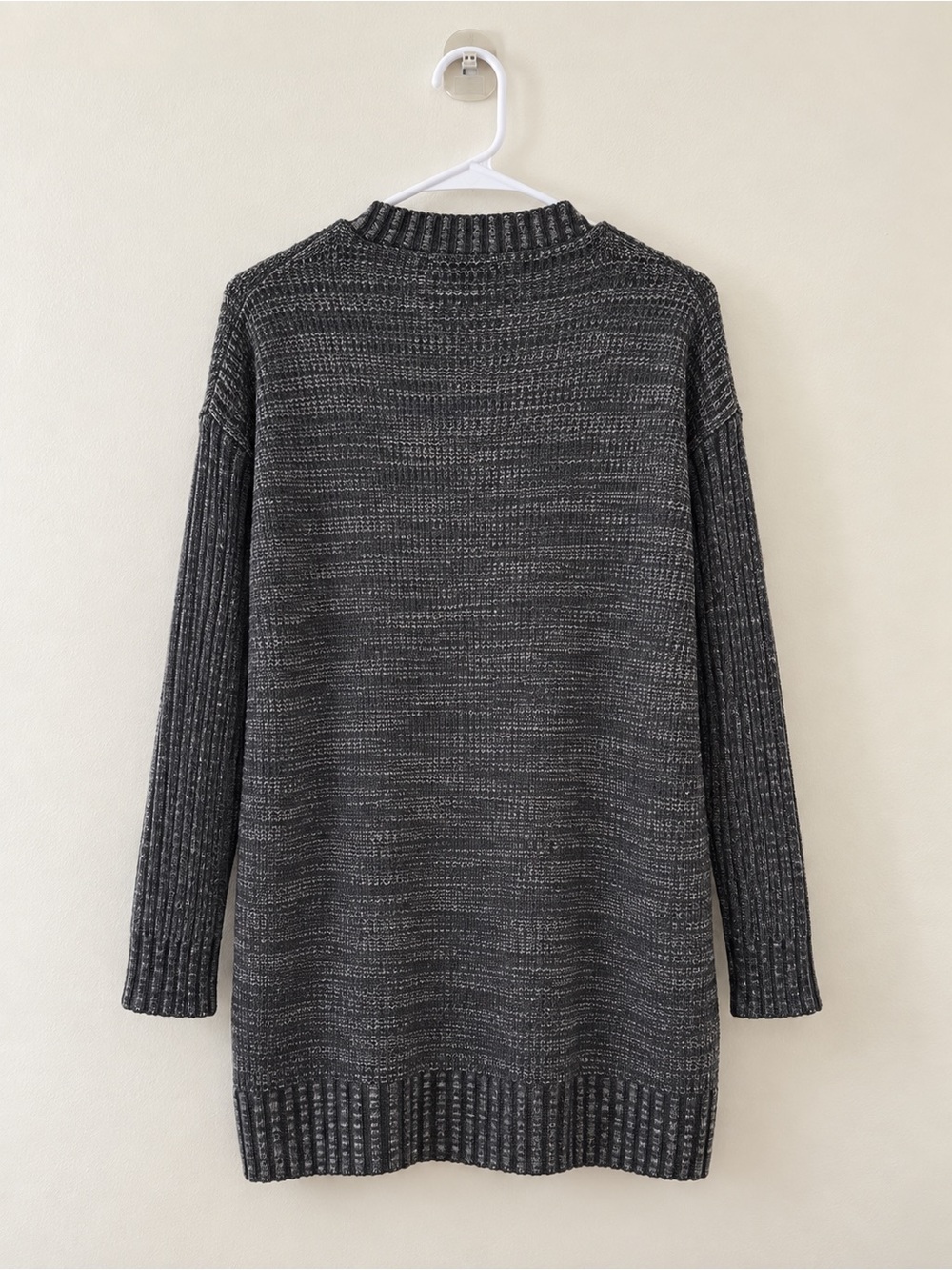 Target Knox Rose Charcoal Open-Front Pocket Cardigan - Picture 2 of 6